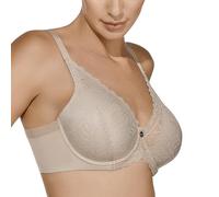 Selene, Reggiseno Donna in Pizzo Floreale, con Ferretto e Leggera Imbottitura, Collezione Mara, Colore Terra, Taglia 4C