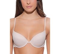 Selene, Reggiseno Donna Scollato, con Ferretto e Coppe Doppio Push-Up, Spalline Multi-Posizione, Collezione Natalia, Colore Terra, Taglia 3B