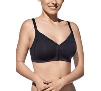 Selène Reggiseno Donna Marta – Cotone, senza ferretto e imbottitura, chiusura frontale – Nero 4B