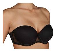 Selene - Reggiseno Esmeralda con Imbottitura ed Anello Nero 5C