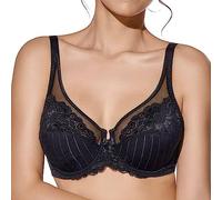 Selene Reggiseno Mariluz Copa F, Nero, 7E