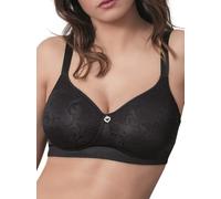 Selene Reggiseno Post-Chirurgico Ines Senza Ferretto - Coppa Morbida con Tasche per Protesi, Nero, 95C/4/4