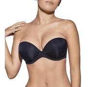 SELENE Reggiseno Push up in Coppa B con Cerchio Tania B, Nero, 80 cm