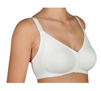 Selene Reggiseno Senza Ferretto in Cotone a Doppio Strato Preformato con Apertura avanti Art. Marta (B, Bianco, 5)