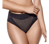 Selene, Mutanda Donna a Vita Alta Leggermente Contenitiva, Slip con Effetto Modellante, Collezione Vera/Norma, Colore Nero, Taglia 42