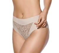 Selene, Mutanda Donna a Vita Alta Leggermente Contenitiva, Slip con Effetto Modellante, Collezione Vera/Norma, Colore Terra, Taglia 46