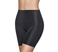 Selene, Slip Donna a Pantalone Effetto Seta, Intimo a Gamba Lunga Senza Cuciture, Collezione 504, Colore Nero, Taglia XL