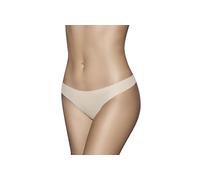 Selene, Tanga Donna Effetto Seta, Slip Senza Cuciture, Collezione 500, Colore Terra, Taglia L