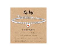 Seleneva Braccialetti con pietra portafortuna con lettera iniziale per donna e ragazza, idea regalo di compleanno in acciaio inossidabile personalizzato per donne madri sorelle figlie moglie regali di