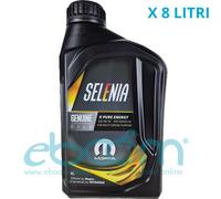 SELENIA PETRONAS 5W40 Olio motore Sintetico K Pure Energy 8 LITRI
