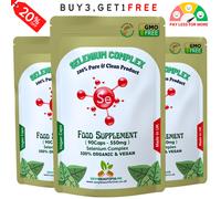 Selenio Complesso 500mg - Alto Forza Antiossidante Vitamina - Capelli, Pelle &