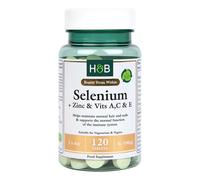Selenio + Zinco & Vitamine A,C & E, 100mcg - 120 compresse