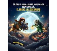 Seleno, el perro cósmico y Ali, la gata escafandra en.. el miedo a la oscuridad