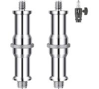 Selens 2 Pz Standard 3/8 a 1/4 Adattatore Filettatura Vite Spigot Stud Metallo Convertitore Maschio per Supporto Luce Treppiede Monopiede
