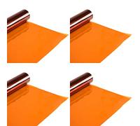 Selens 4PCS 40x50cm Illuminazione Gel Filtro Arancione CTO Flash Correzione del Colore Trasparente Sovrapposizioni di Luce Film per 800W Testa Rossa Luce Strobe Spotlight Speedlite Fotografia Puntelli