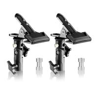Selens - Supporto per ombrello Speedlite Hot Shoe con adattatore a vite da 1/4" e 3/8" per supporto fotografico (2 pezzi)