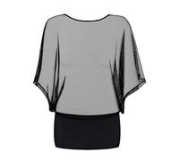 Selente Love & Fun Completo Intimo a 3 Pezzi: Vestito, Tanga e Benda per Occhi in Raso, Vestito Nero, L-XL