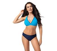 Selente My Secret D8023 Costume da Bagno/Bikini Donna a Due Pezzi, Triangolo Turchese/Blu, 3C