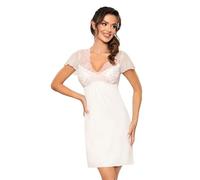 Selente Sweet Dreams - Camicia da notte da donna, elegante, corta o lunga, realizzata in EU, con elegante pizzo, 44