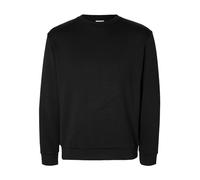 SELETED HOMME Felpa da Uomo Slhemanuel Soft Crew Neck Sweat Noos, Nero, L