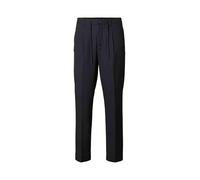 SELETED HOMME Slh190-reg-Pantaloni Affusolati Leroy Pleat Noos Pantaloni, Nero, L Uomo
