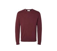 SELETED HOMME Slhberg Crew Neck Noos Maglione Lavorato a Maglia, Syrah/Dettagli: mélange, XXL Uomo