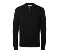 SELECTED HOMME Maglietta 'SLHBERG' nero, Taglia L