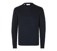 SELETED HOMME Slhdane LS Knit Structure Crew Neck Noos Maglione da Uomo, Sky Captain, L