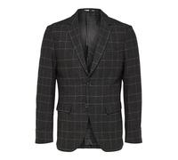 SELETED HOMME SLHSLIM-Eli Check Wool BLZ B Noos Blazer, Grau, 52 IT Uomo