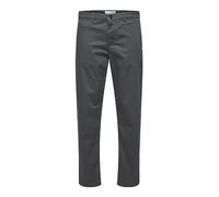 SELETED HOMME Slhstraight-New Miles 196 Flex Pants W N Chino, Grigio, 29W x 32L Uomo