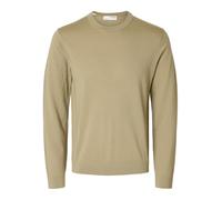 SELETED HOMME Slhtray LS Knit Merino Crew Neck Noos Pullover, Kelp, M Uomo