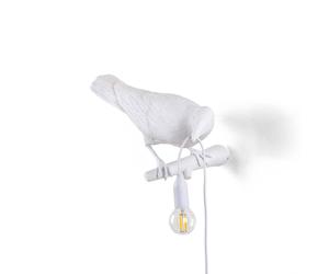 SELETTI Bird Lamp lampada decorativa da parete per esterni, destra, bianco Seletti