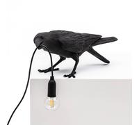 SELETTI Bird Lamp lampada giocosa LED da tavolo, nera Seletti