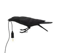 Seletti Bird Playing Lampada Da Tavolo Nera