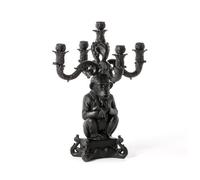 SELETTI BURLESQUE CANDELABRO 5 BRACCIA THE WISE 14870 NER