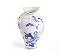 SELETTI CLASSIC ON ACID VASO IN PORCELLANA FLORAL DELFT