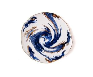 Seletti Classics on Acid - Imari Dragon | Piatto da Portata in Porcellana - Stile Classico con un Tocco di FolliaUn design che strizza l’occhio alla tradizione ma osa