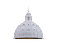 SELETTI CUPOLONE LAMPADARIO IN RESINA BIANCO