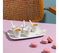 Seletti Estetico Quotidiano Set Caffè 6 Tazze Vassoio Palette
