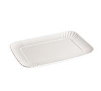 Seletti VASSOI Porcellana Cm.18,5 x 27, Bianco, 27 x 18.5 x 2 cm