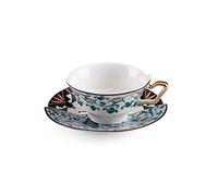 Seletti "Hybrid Collezione Tavola, Tazza da tè con PIATTINO in Porcellana ASPERO
