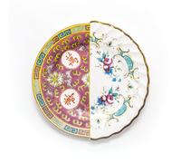 SELETTI Hybrid Piatto Frutta Eudossia Bianco