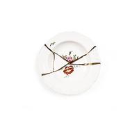 SELETTI Kintsugi Piatto Fondo BiancoOro