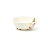 Seletti Insalatiera Kintsugi n°1 – Porcellana BiancoOro Ø19 cm H7,2 300 ml