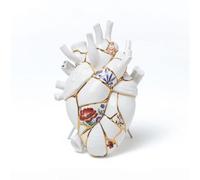 SELETTI Kintsuji Vaso Love in Bloom H 25 Bianco