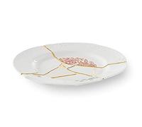 SELETTI Kintsugi Piatto Piano Bianco