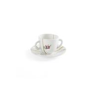 SELETTI Kintsugi Tazzina Caffè n°1 in porcellana Bianco