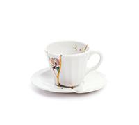 SELETTI Kintsugi Tazzina Caffè n°3 in porcellana Bianco