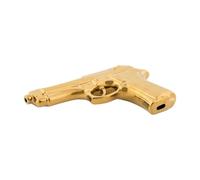 Seletti La Mia Pistola in Porcellana Limited Gold Edition Cm.22X14X3,5