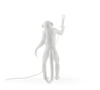 Seletti Monkey Standing Lampada Da Tavolo Bianca